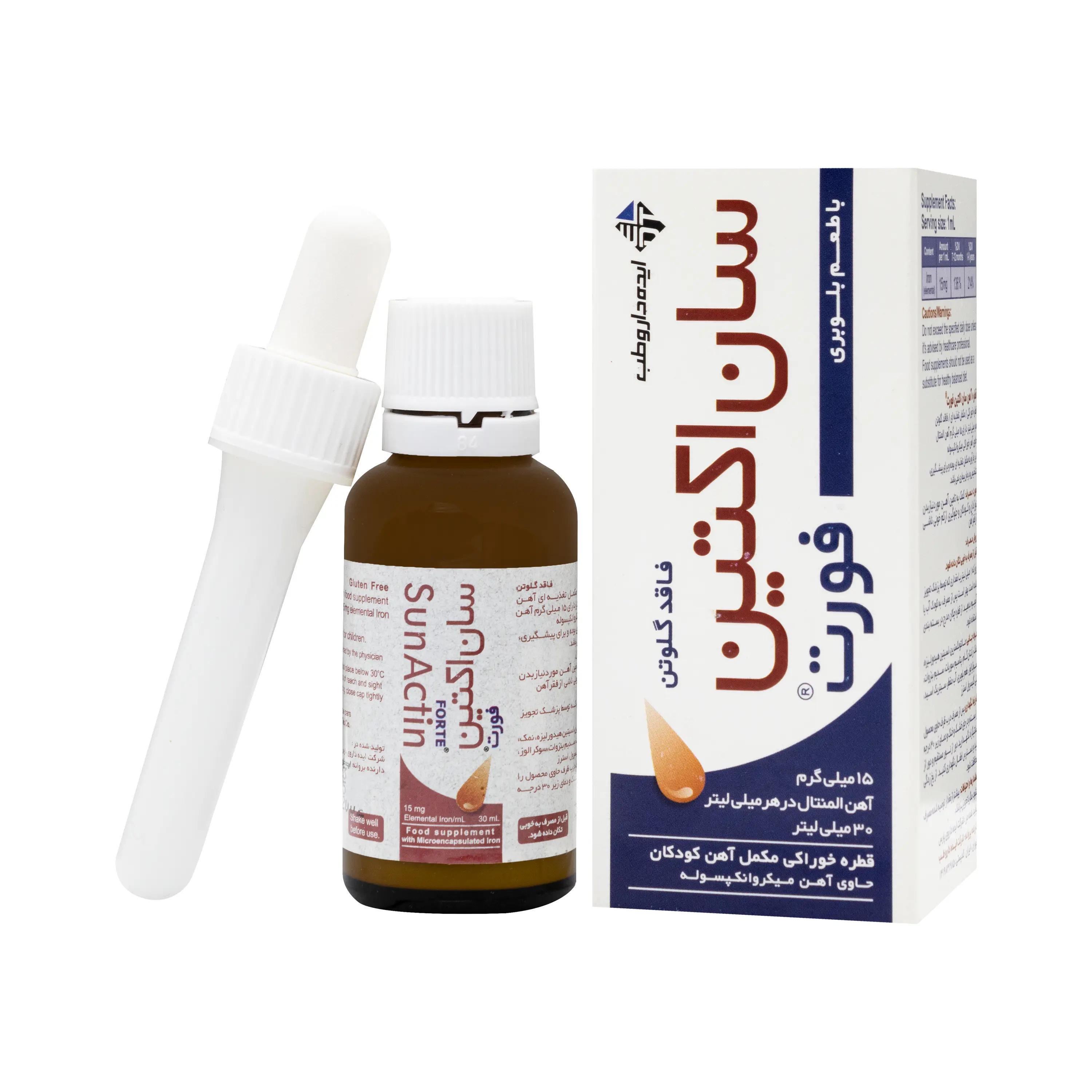 قطره آهن سان اکتین فورت 30 میلی لیتر ایده دارو طب